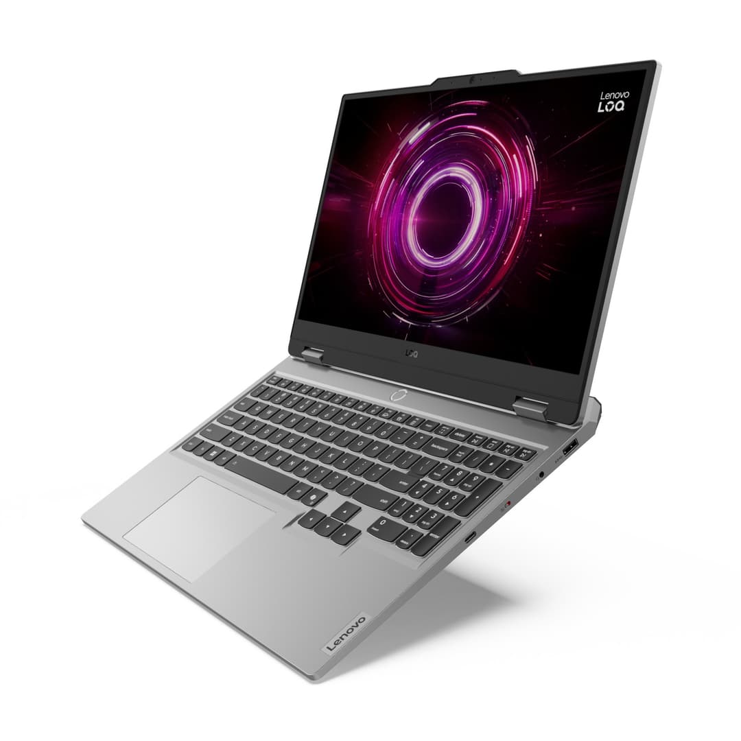 Lenovo LOQ 15AHP10 AMD Ryzen™ 7 250 Laptop 39.6 cm (15.6") Full HD 16 GB DDR5-SDRAM 512 GB SSD NVIDIA® GeForce RTX™ 5050 Wi-Fi 6 (802.11ax) Windows 11 Home Grey English - Image 1