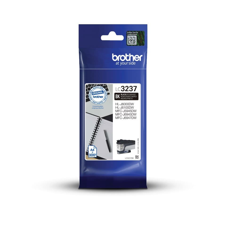Brother LC3237BK ink cartridge 1 pc(s) Original Standard Yield Black - Image 1