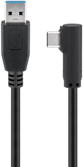 MicroConnect USB-C to USB-A 3.2 Gen 1 Cable 2m - Black (USB3.1CA2A)
