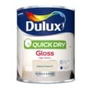 Dulux Quick Dry Gloss Paint Natural Calico - 750ml thumbnail 2
