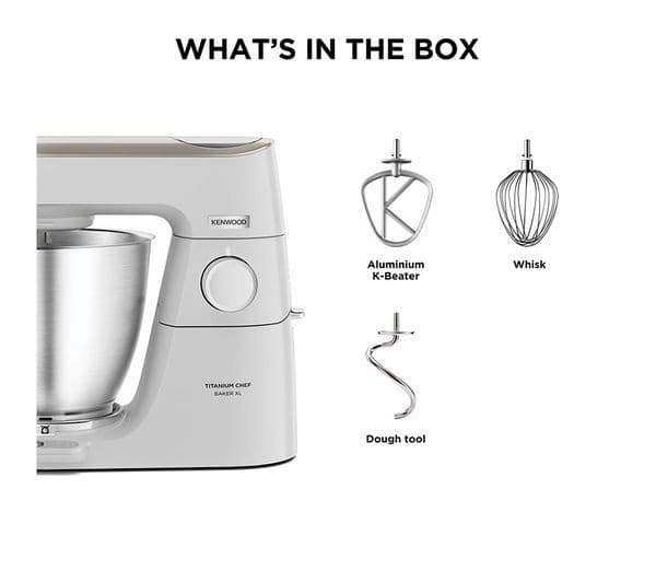 KENWOOD Titanium Chef Baker XL KVL65.001WH Stand Mixer - White - Image 7