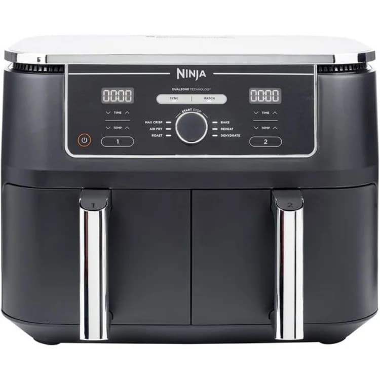 Ninja Foodi MAX Dual Zone AF400UK 9.5L 2-Drawer Air Fryer 2470W - Black - Image 1