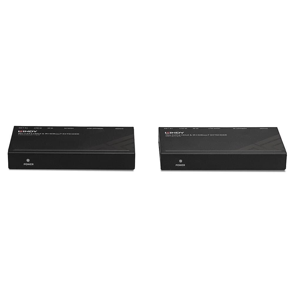 Lindy 70m Cat.6 HDMI 4K30, IR and RS-232 HDBaseT Extender with PoC - Image 3