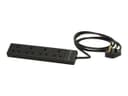 Lindy 4-Way UK Power Strip with 2m Cord - Black thumbnail 1