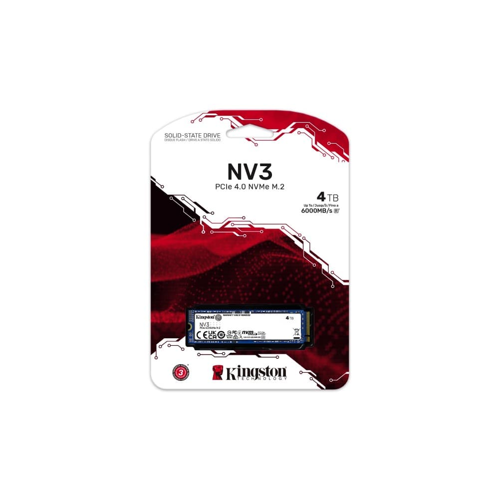 Kingston NV3 M.2 2280 NVMe PCIe 4.0 SSD 4TB - Image 3