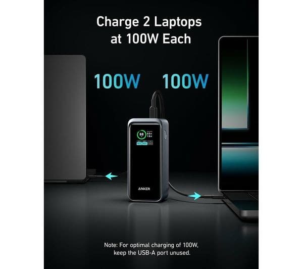 ANKER Prime 20000 mAh Portable Power Bank - Black - Image 4