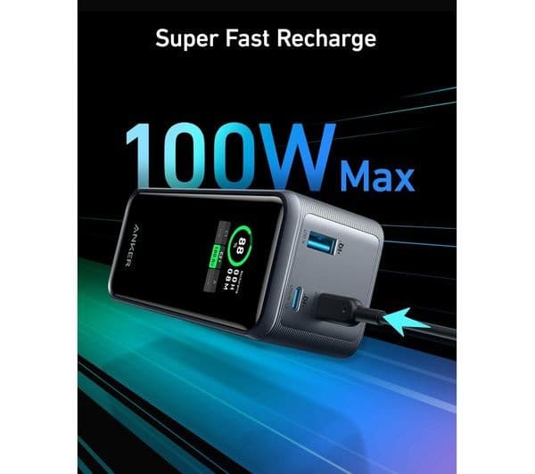 ANKER Prime 20000 mAh Portable Power Bank - Black - Image 5