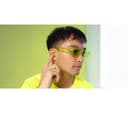 JLAB Go POP ANC Wireless Bluetooth Noise-Cancelling Earbuds - Transparent Neon Green thumbnail 6