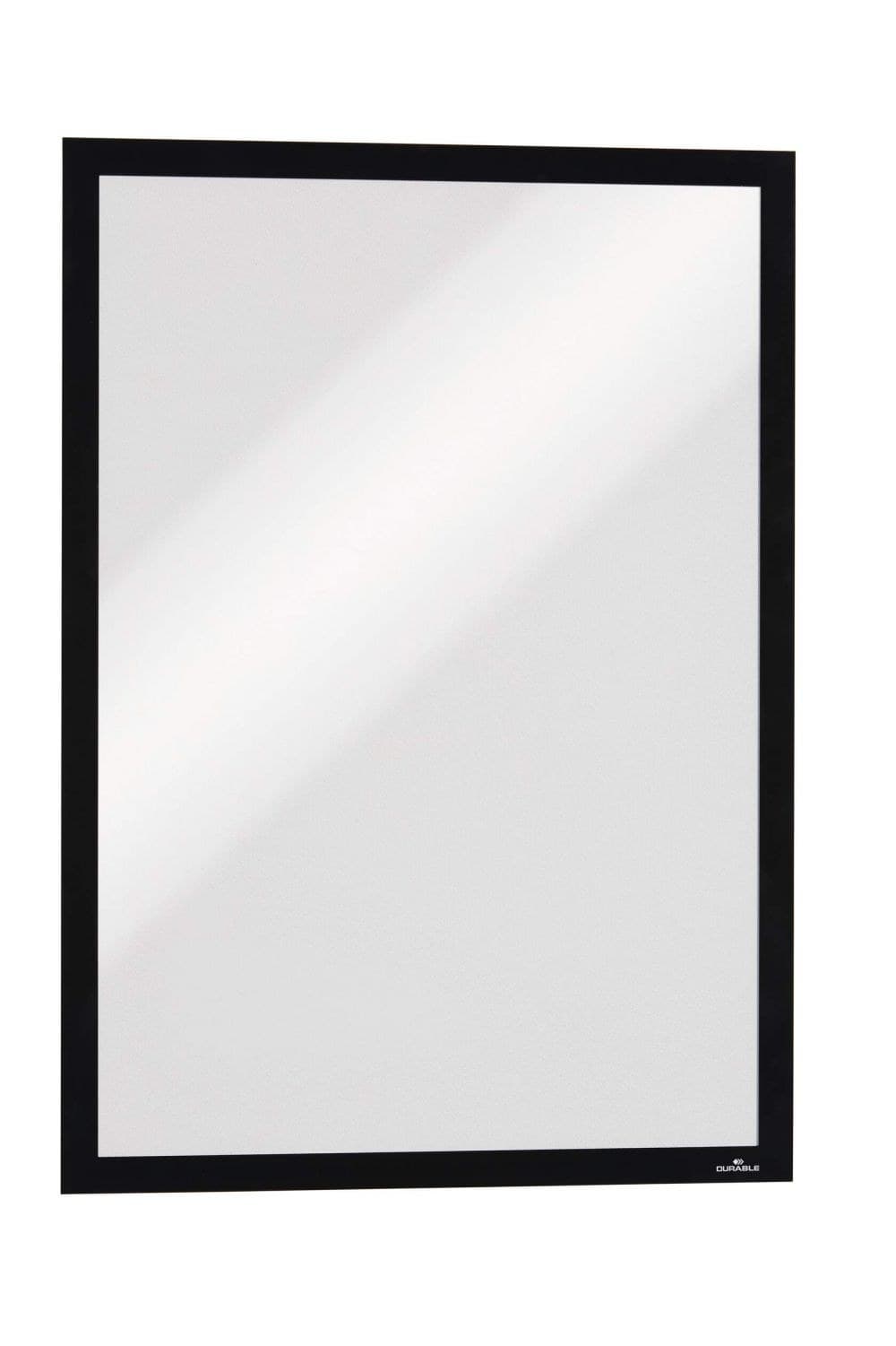 Durable DURAFRAME Magnetic Document Signage Frame PK5 A3 Black