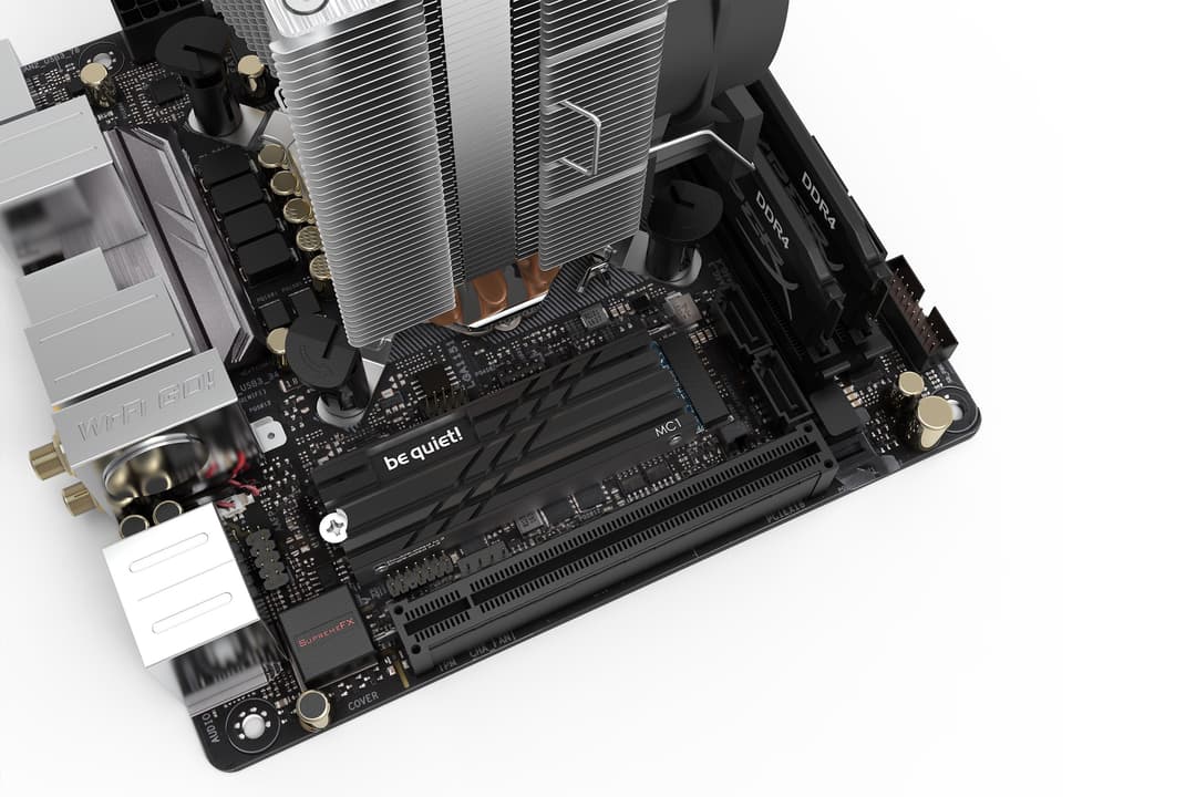 be quiet! MC1 Solid-state drive Heatsink/Radiator Black 1 pc(s) - Image 2