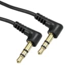 Cables Direct 0.3m 3.5mm Stereo Cable in Black thumbnail 1