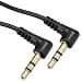Cables Direct 0.3m 3.5mm Stereo Cable in Black thumbnail 3