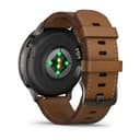 Garmin Venu 4 45mm GPS Smartwatch with Black Silicone and Brown Leather Bands - Brown thumbnail 7