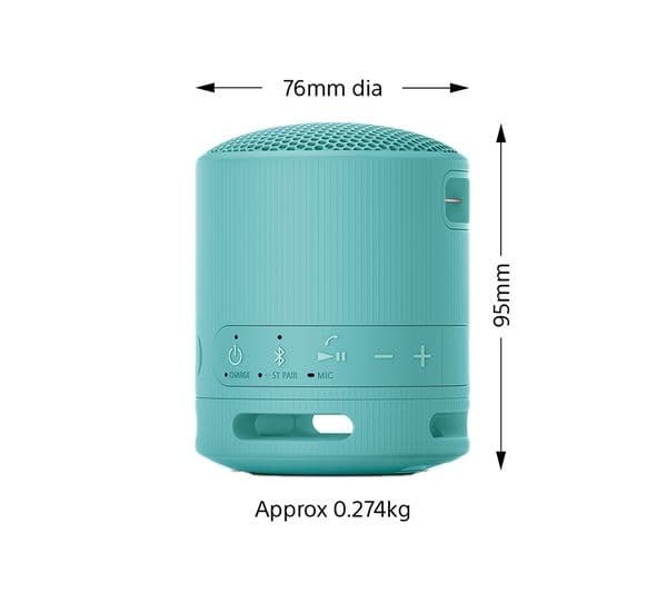 Sony SRS-XB100 Portable Wireless Speaker - Blue - Image 2