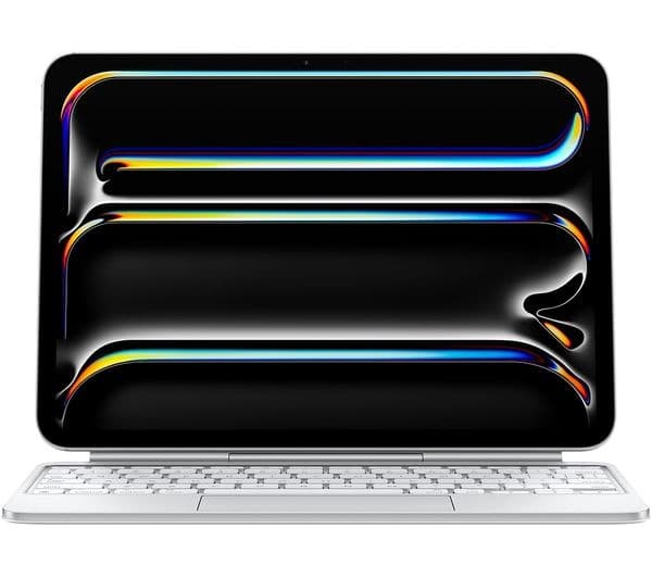 Apple Magic Keyboard for iPad Pro 11-inch (M4) - British English - White - Image 1