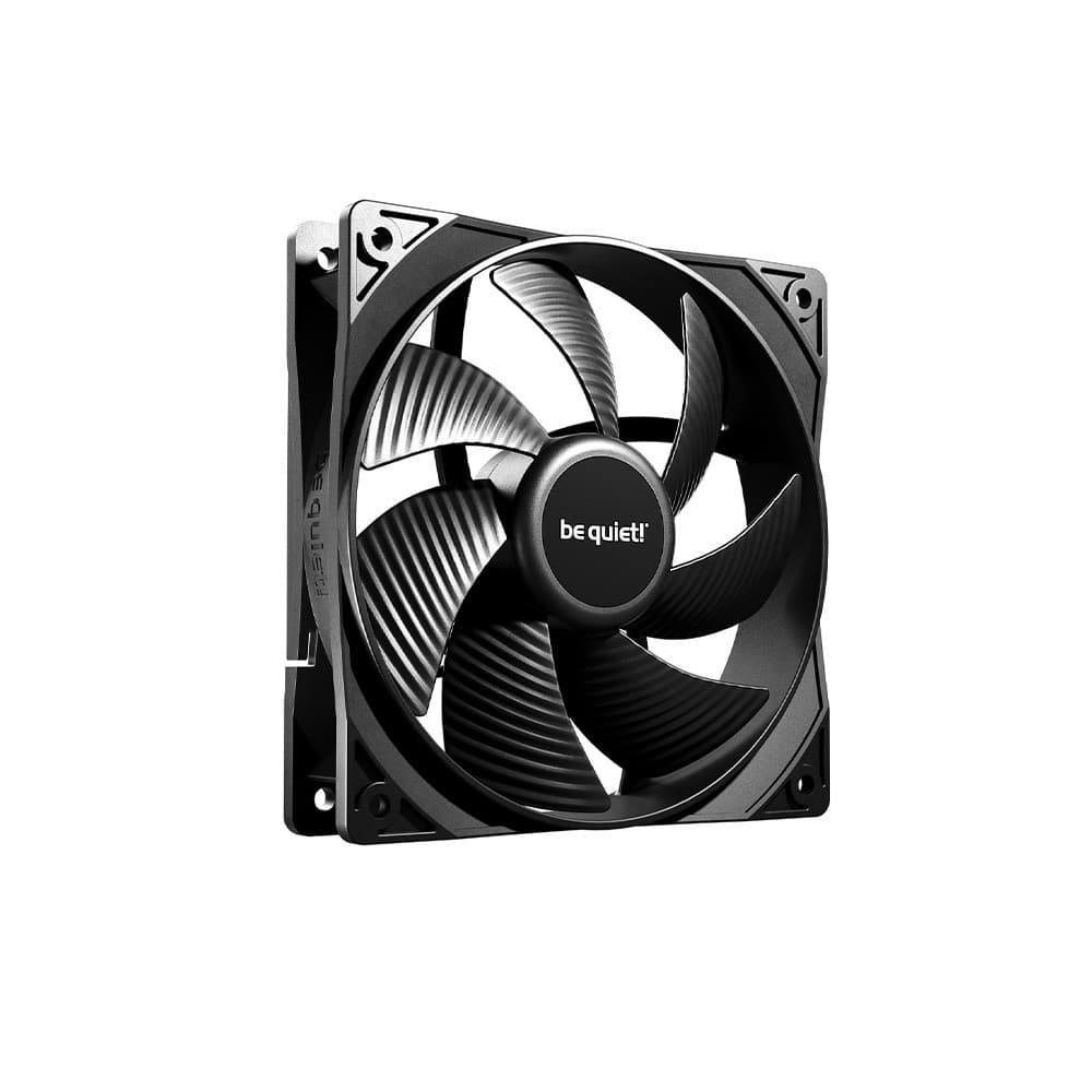 be quiet! Pure Wings 3 120mm 4-Pole Fan Motor Technology 3-pin PC Fan - Image 2