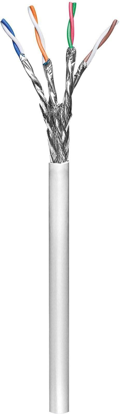 Cat6 S/FTP Solid Network Cable 23AWG 0.55mm CCA, LSZH, 305m Grey - Image 1