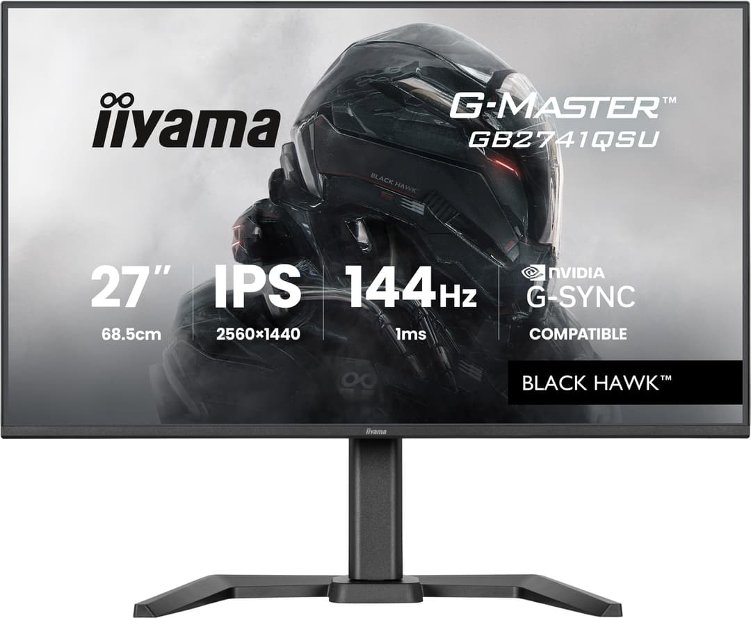 iiyama G-MASTER GB2741QSU-B1 computer monitor 68.6 cm (27") 2560 x 1440 pixels 4K Ultra HD LED Black - Image 1
