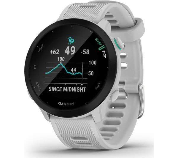 Garmin Forerunner 55 42mm GPS Running Smartwatch - Whitestone - Image 7