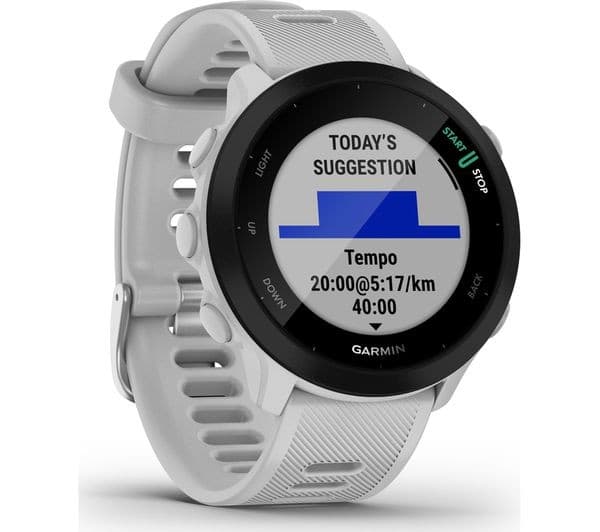 Garmin Forerunner 55 42mm GPS Running Smartwatch - Whitestone - Image 9