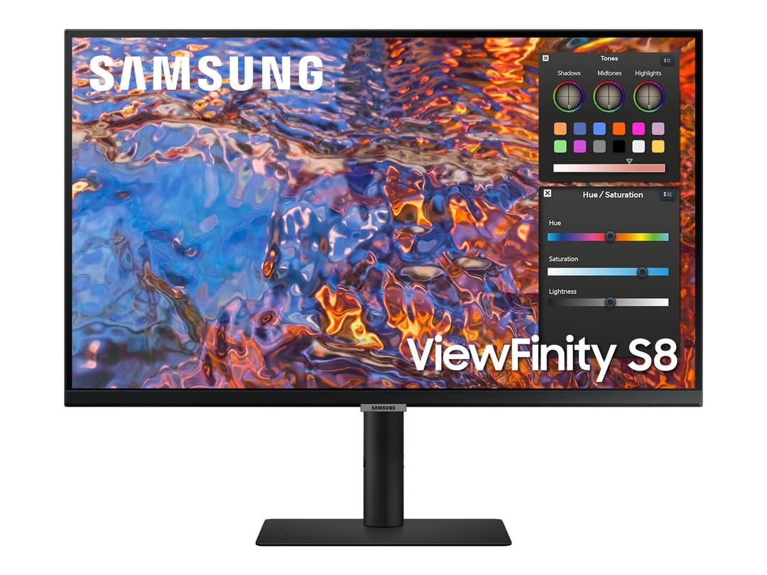 Samsung ViewFinity S8 S27B800PXP 27" Monitor Black - Image 1
