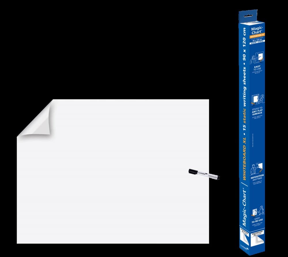 Legamaster Magic-Chart Plain whiteboard foil 90x120cm - Image 1