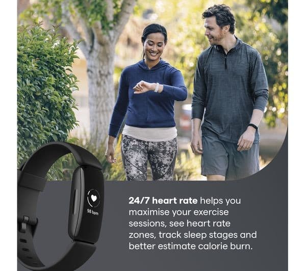 Fitbit Inspire 2 Health & Fitness Tracker - Black - Image 3
