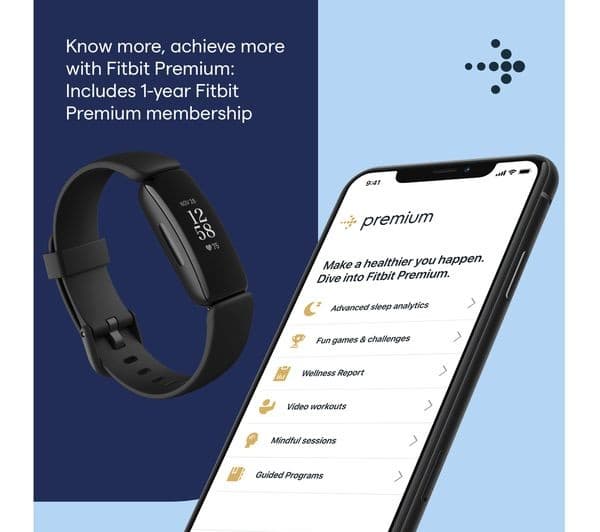 Fitbit Inspire 2 Health & Fitness Tracker - Black - Image 7