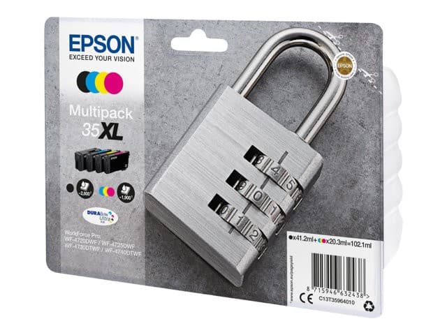 Epson 35XL Multipack - 4-pack - XL - black, yellow, cyan, magenta - original - ink cartridge - Image 1