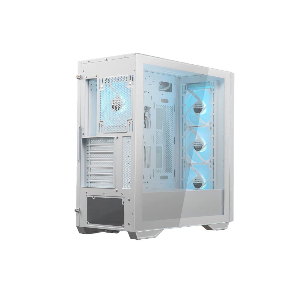 Cougar Uniface White ATX Micro ATX Tempared Glass White PC Case - Image 2