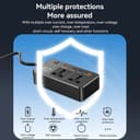 YESIDO VC07 200W Car Inverter, 2 AC Outlets, 2 USB-A, 2 USB-C, PD and QC3.0 - Black thumbnail 7