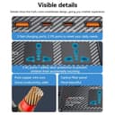 YESIDO VC07 200W Car Inverter, 2 AC Outlets, 2 USB-A, 2 USB-C, PD and QC3.0 - Black thumbnail 8