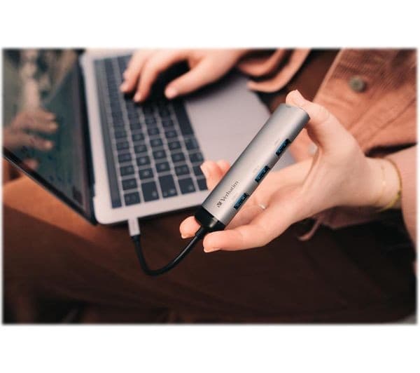 Verbatim 49147 USB Type-C Hub Silver - Image 7