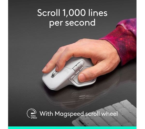 LOGITECH MX Master 4 Wireless Mouse Space Black - Image 4