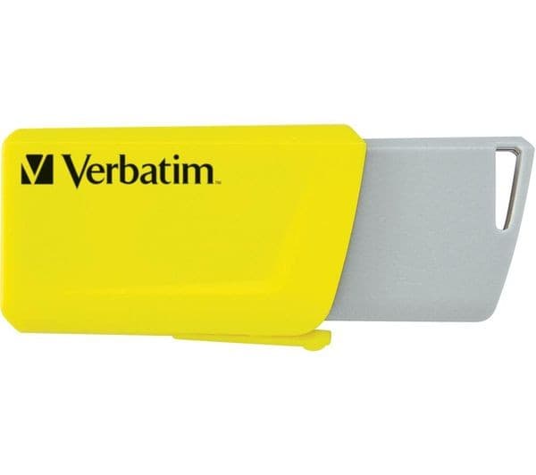 Verbatim Store 'n' Click USB 3.2 Gen 1 Flash Drive 16GB - Pack of 3 (Red, Blue & Yellow) - Image 5