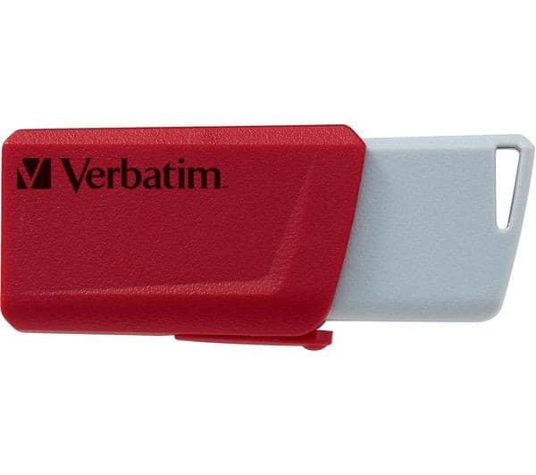 Verbatim Store 'n' Click USB 3.2 Gen 1 Flash Drive 16GB - Pack of 3 (Red, Blue & Yellow) - Image 7