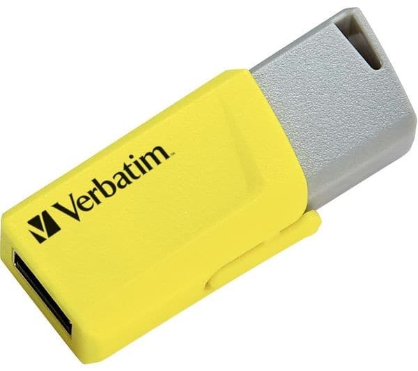 Verbatim Store 'n' Click USB 3.2 Gen 1 Flash Drive 16GB - Pack of 3 (Red, Blue & Yellow) - Image 10