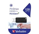 VERBATIM PinStripe USB 2.0 Memory Stick - 128 GB, Black thumbnail 5