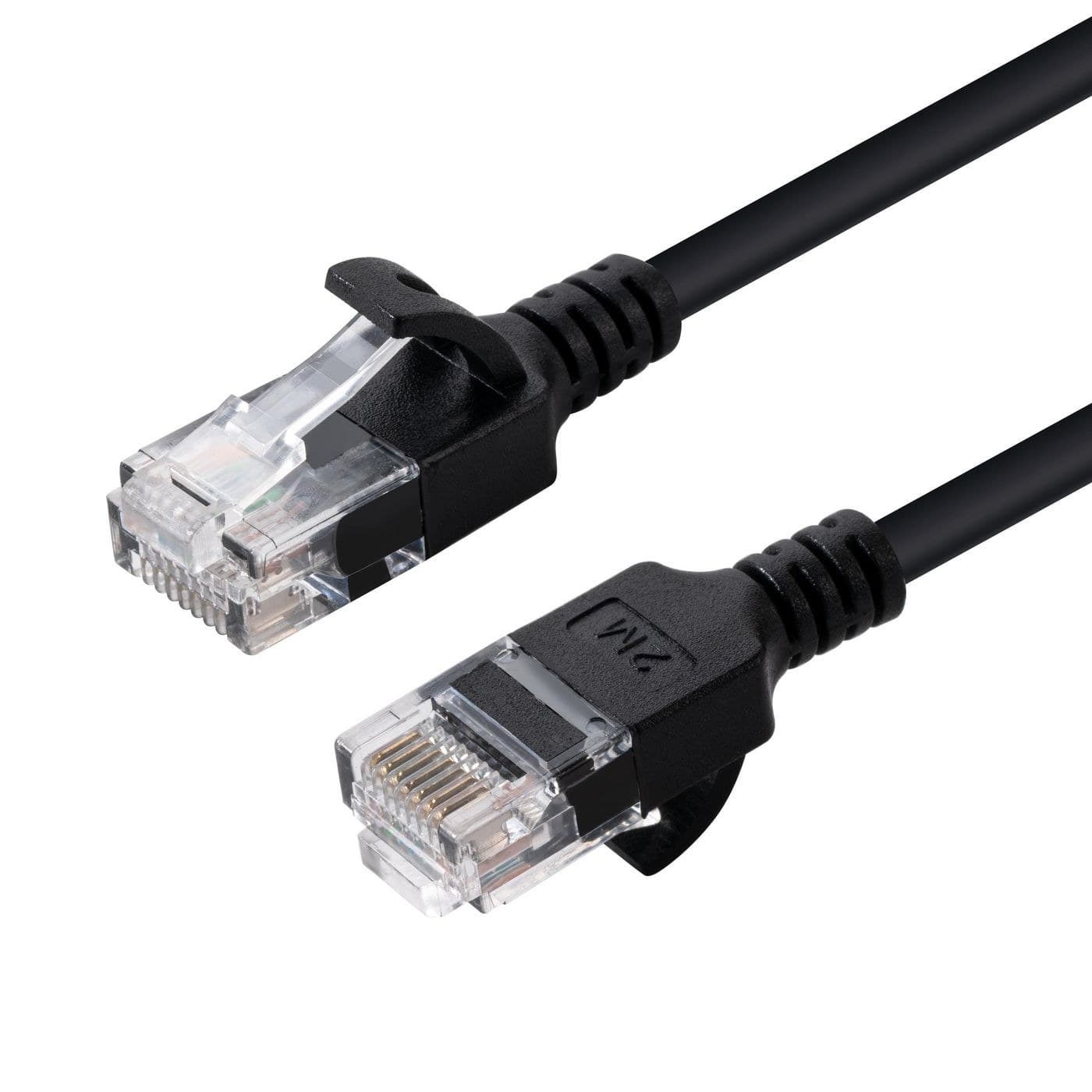 U/UTP CAT6 0.25M Black Slim