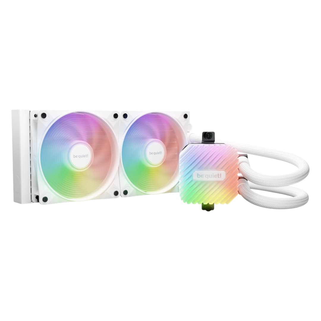 be quiet! Light Loop 240mm ARGB AIO CPU Liquid Cooler - White - Image 1