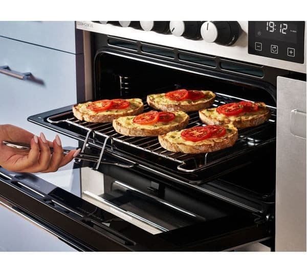 BELLING Cookcentre 90E Electric Ceramic Range Cooker - Stainless Steel & Chrome - Image 9