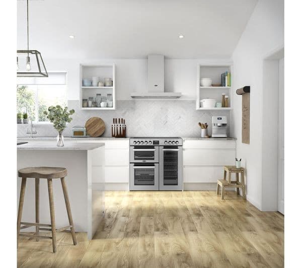 BELLING Cookcentre 90E Electric Ceramic Range Cooker - Stainless Steel & Chrome - Image 10