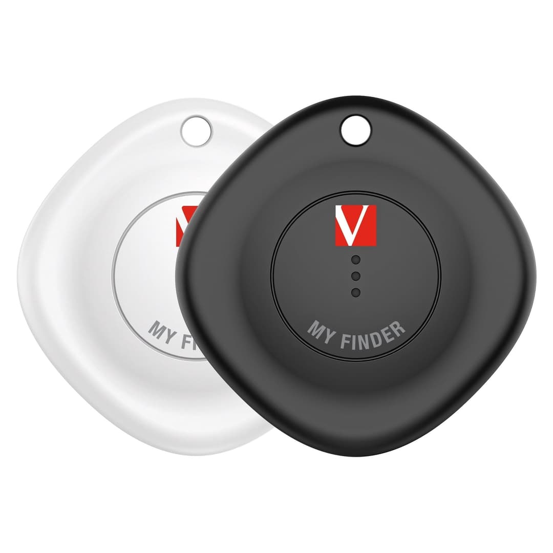 Verbatim My Finder Bluetooth Tracker Tag 2pk - Black White - Image 1