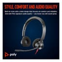 Poly Blackwire 3320 Stereo USB-C Headset thumbnail 3