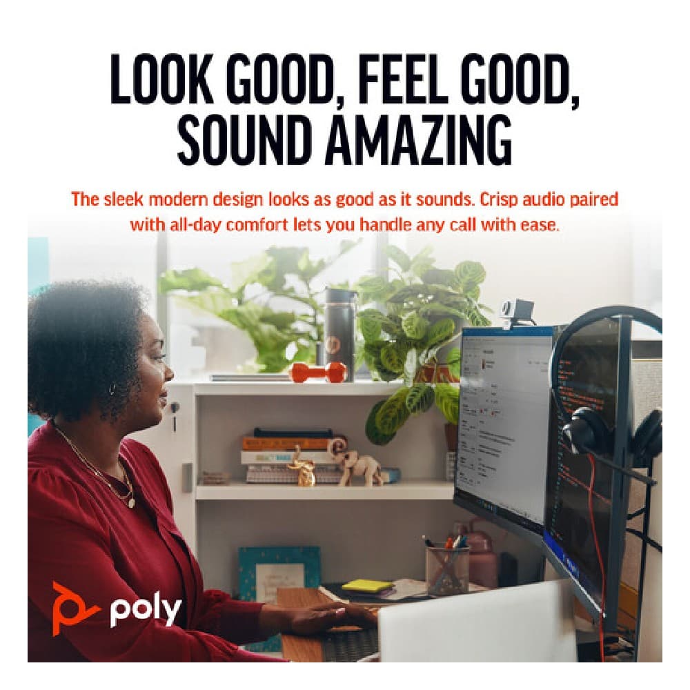 Poly Blackwire 3320 Stereo USB-C Headset - Image 4