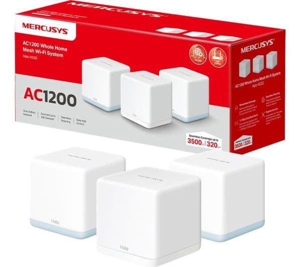 MERCUSYS Halo H1200 WiFi System Triple Pack - Image 2