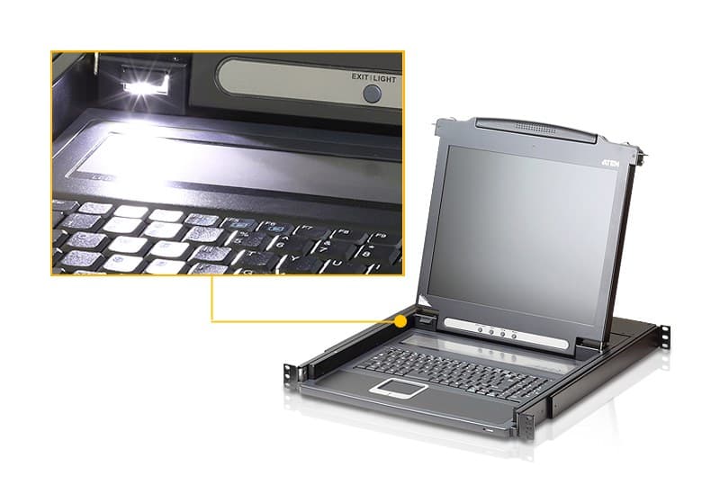 ATEN 19" LCD Console (USB - PS/2 VGA) - Image 4