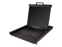 StarTech.com Rackmount KVM Console, Single Port VGA KVM with 19" LCD Monitor for Server Rack, Fully Featured Universal 1U LCD KVM Drawer with Cables & Hardware, USB Support, 50,000 MTBF - LCD KVM Concole Drawer (RKCONS1901) - KVM console - 19" thumbnail 1