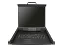 StarTech.com Rackmount KVM Console, Single Port VGA KVM with 19" LCD Monitor for Server Rack, Fully Featured Universal 1U LCD KVM Drawer with Cables & Hardware, USB Support, 50,000 MTBF - LCD KVM Concole Drawer (RKCONS1901) - KVM console - 19" thumbnail 2