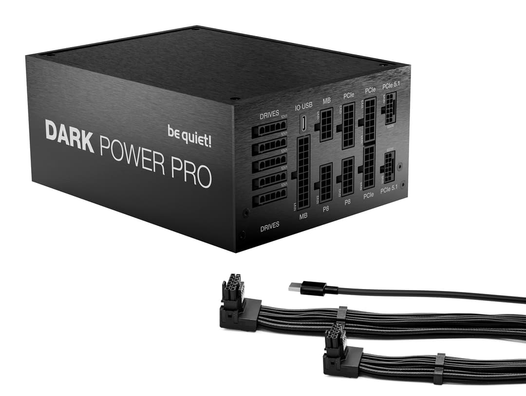 be quiet! Dark Power Pro 14 IO power supply unit 1600 W 20+4 pin ATX ATX Black - Image 2